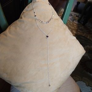 Multi-layered Multi-textured Y-Necklace. NWOT.